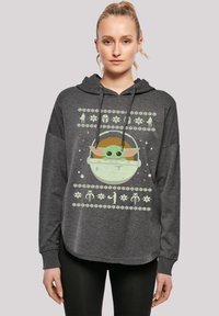 F4NT4STIC - STAR WARS THE MUNDALORIAN THE CHILD CHRISTMAS WEIHNACHTEN - Hoodie - charcoal Miniatuurafbeelding 1