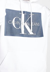 Calvin Klein Jeans Felpa con cappuccio - white
