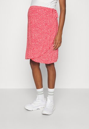 ONLY MATERNITY OLMNOVA LIFE MERLE SKIRT - Φούστα σε γραμμή Α - high risk red