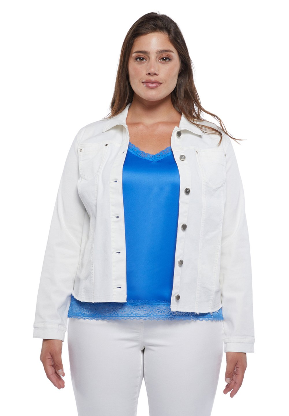 White Giacca Di Jeans Outfit Giacca Jeans Bianca Donna Outfit