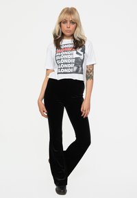 Paradiso Clothing BLONDIE STACKED BAND LOGO - Print T-shirt - white