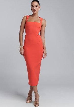 BWLDR RIRI - Enostavna obleka - coral