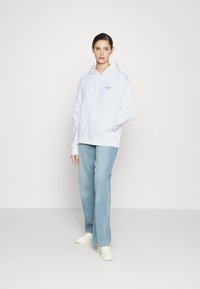 Calvin Klein Jeans OVERSIZED HOODIE - Felpa con cappuccio - bright white