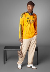 adidas Performance REAL MADRID AWAY LONG - Maglietta a manica lunga - crew orange
