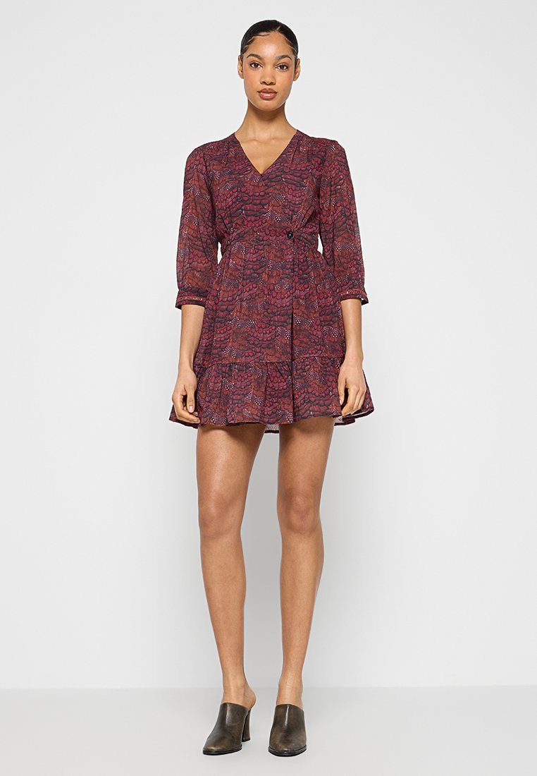 Scotch & Soda Jurk donkerrood