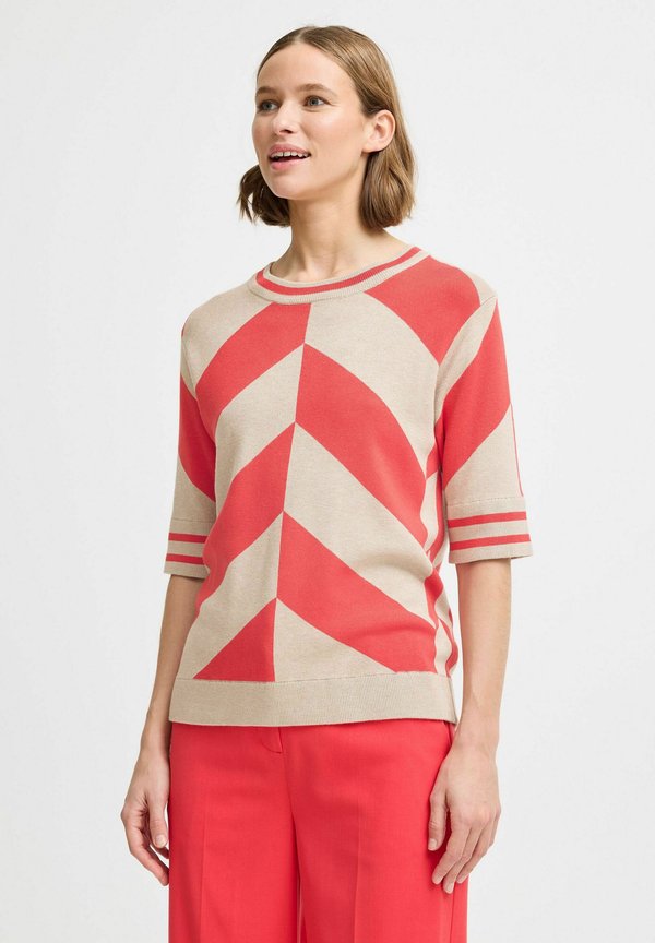 BYMMMORLA - Print T-shirt - poinsettia mix