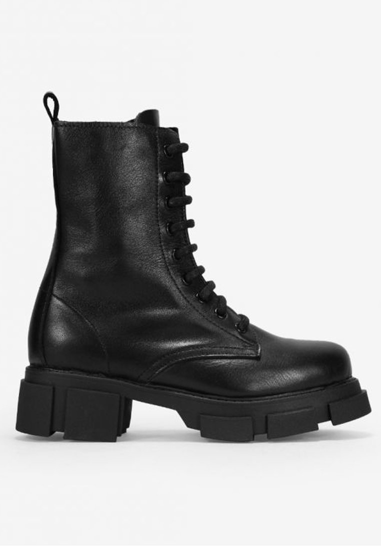 Bosanova BOTINES PIEL - Botines con cordones - black/negro - Zalando.es