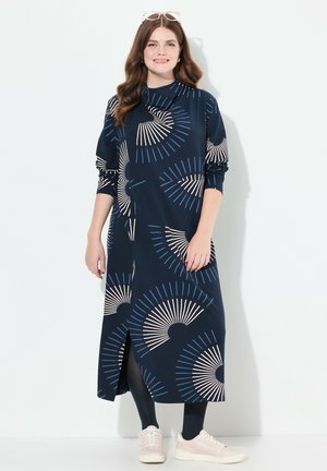ABSTRACT PRINT - Day dress - navy blue