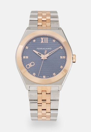 FERRAGAMO VEGA NEW PAIR - Watch - rose gold-coloured/blue/silver-coloured