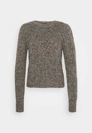 Strickpullover - dark brown