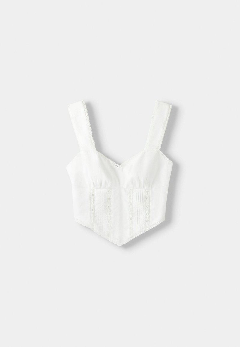 Bershka Top beige Bershka Top beige