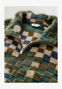 Non sélectionné, blue tan checkerboard