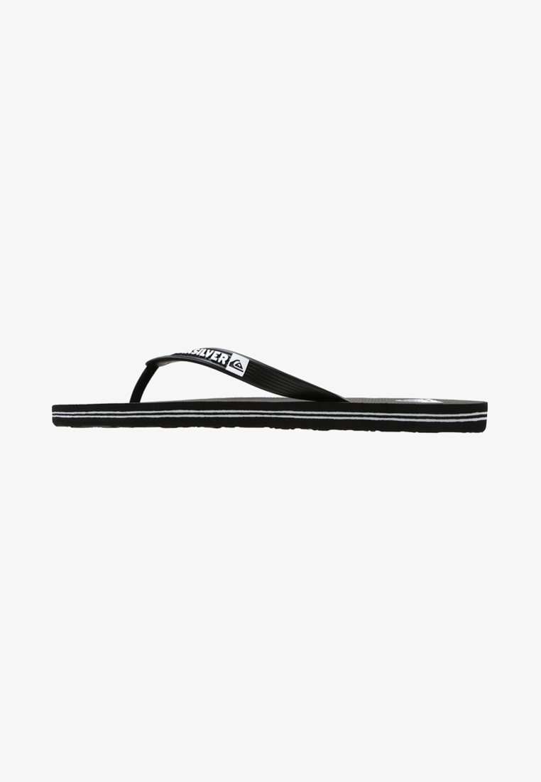 Quiksilver MOLOKAI - Tongs - black/white