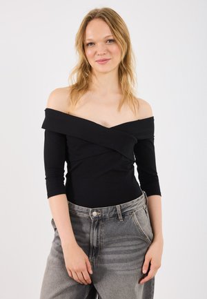 Even&Odd Long sleeved top - black