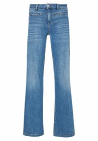 Flared Jeans - blue denim