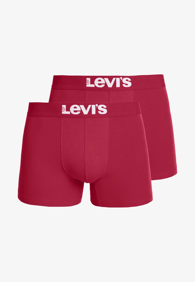 Levi's® SOLID BASIC BOXER 2 PACK - Trunks - chili pepper