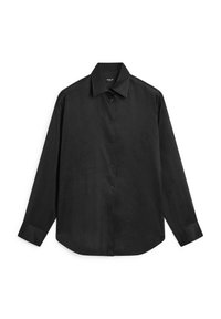 LIGHTWEIGHT SEMI-SHEER GARMENT - Camicia - black