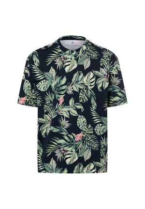 SUNDSTRÖM - Print T-shirt - marine grün