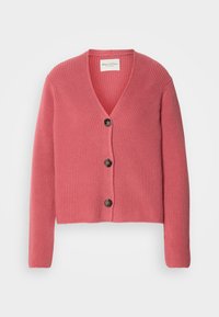 CARDIGAN LONGSLEEVE V NECK - Cardigan - blushed berry