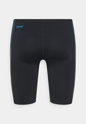 TECH JAM - Swimming trunks - black/pool/charcoal
