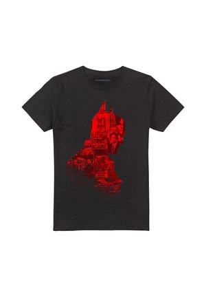 DC COMICS - BATMAN, THE BATMAN (2022) NEWS SILHOUETTE - Print T-shirt - black
