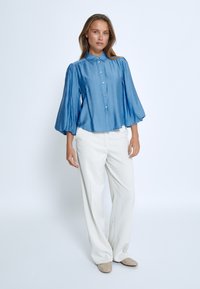 Košilová halenka  - marina blue