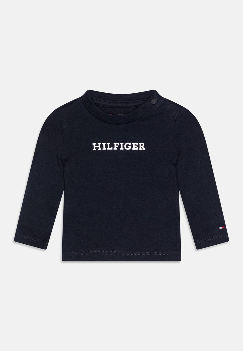 Tommy Hilfiger BABY MONOTYPE TEE UNISEX - Långärmad tröja - desert sky