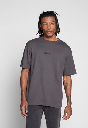 ESSENTIAL REGULAR RELAXED SIG TEE UNISEX - Basic T-shirt - charcoal