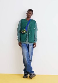 The North Face JESTER LUMBAR UNISEX - Diržinis krepšelis - hunter green/eagle blue