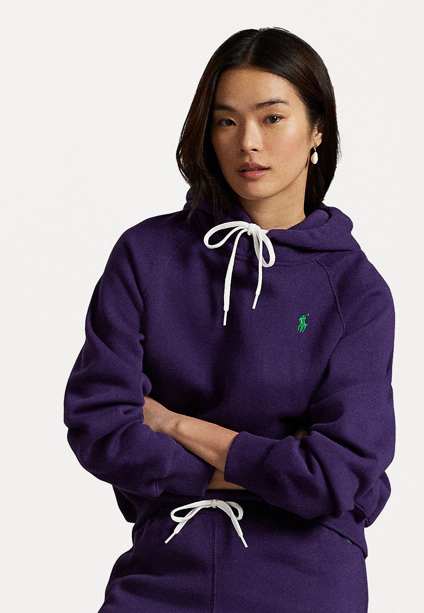 Polo Ralph Lauren SHRUNKEN FIT HOODIE - Hoodie - wimbledon purple