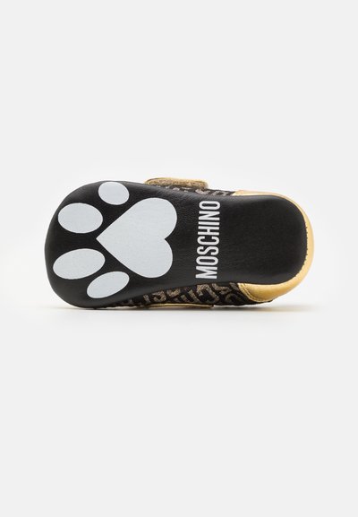 MOSCHINO UNISEX - Šlepetės - gold/black
