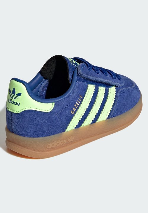 adidas GAZELLE INDOOR CF EL I UNISEX - Zapatos de bebé - royal blue green spark gold metallic — foto 3
