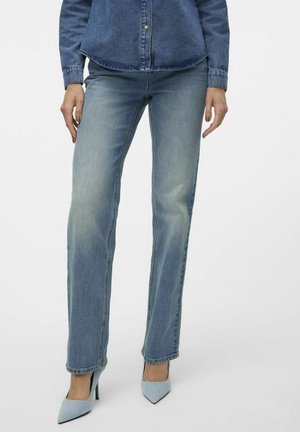 Straight leg jeans - blue denim