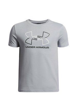 SHORT-SLEEVE GRAPH UA GL FOUNDATION SS - Sports T-shirt - mod gray light heather