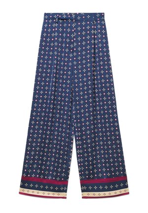Calliope, PANTALONE LUNGO FANTASIA - Trousers - var blu notte
