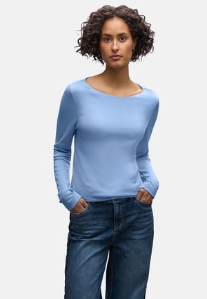 BASIC - Top s dlouhým rukávem - blau