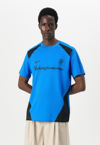 Replay SHORT SLEEVE GRAPHIC - T-shirts print - azzurro