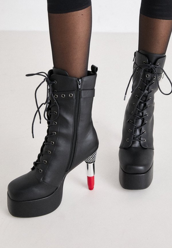 THRILL ME LIPSTICK - Lace-up ankle boots4