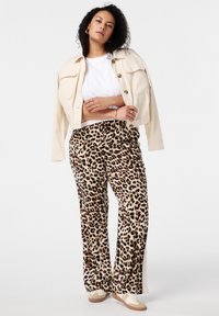 MS Mode Stoffhose - multi brown