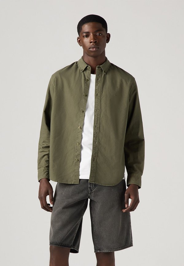 AUTHENTIC - Shirt - cycle olive garment dye3