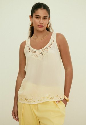 REGULAR FIT - Blouse - cream