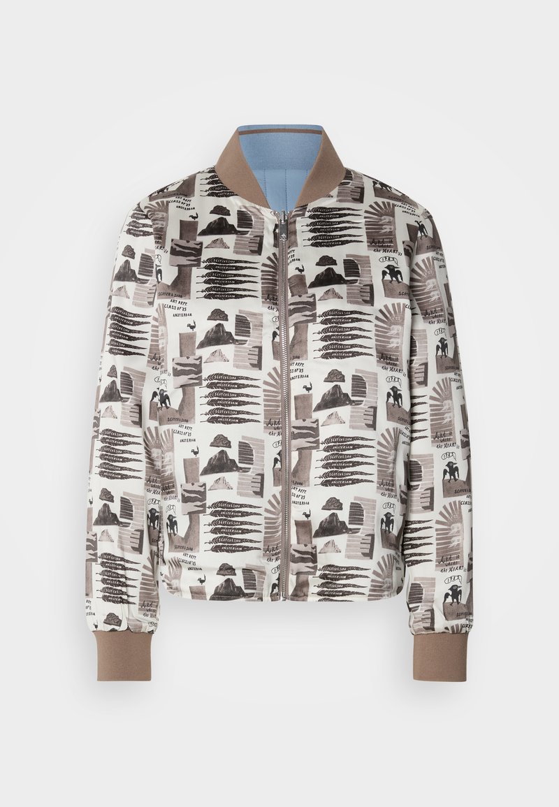 Scotch & Soda Bomberjacks grijs