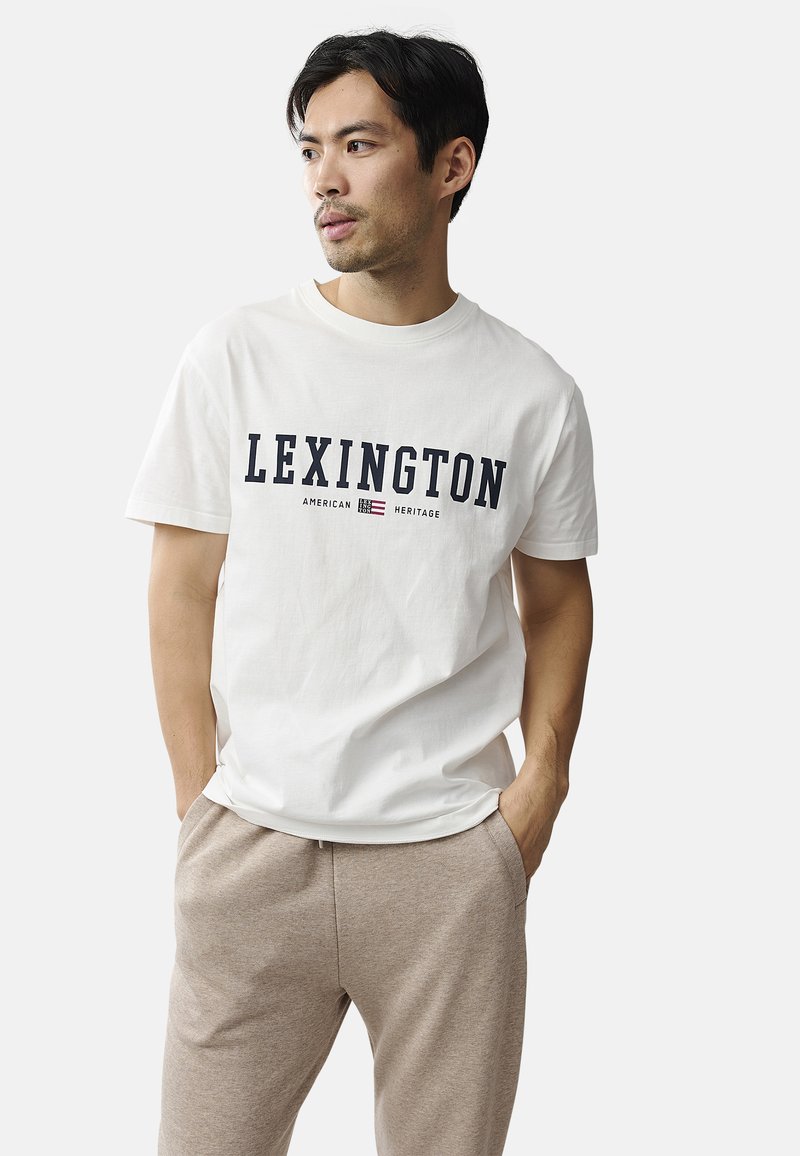 Lexington JUSTIN Tshirts med print white/hvit Zalando.no