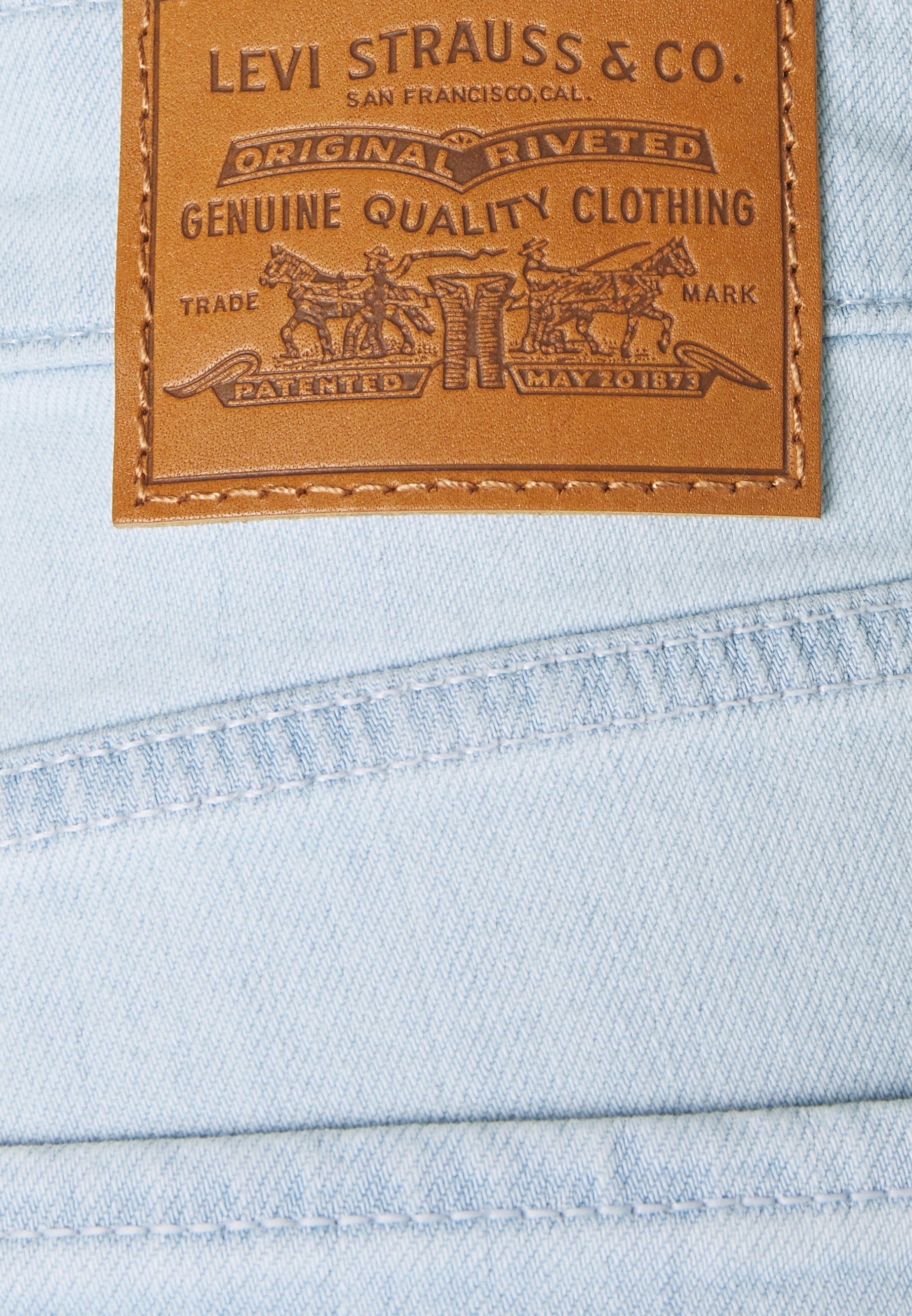 Levi's® MILE HIGH SUPER SKINNY - Jeans Skinny Fit - light indigo/flat  finish/Lichtblauw - Zalando.nl