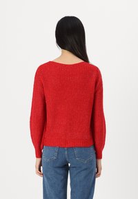 ONLY ONLFILIZ BOAT NECK - Vesta - equestrian red