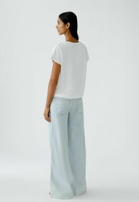 Oui Print T-shirt - optic white