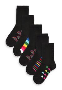 Next - 5PACK RICH - Kojinės - black rainbow Miniatiūros vaizdas 1