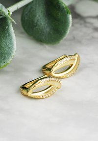 Sofia Milani OVAL - Boucles d'oreilles - gold coloured/dor - ZALANDO.FR