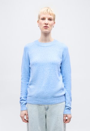 VMDOFFY O NECK - Jumper - little boy blue melange