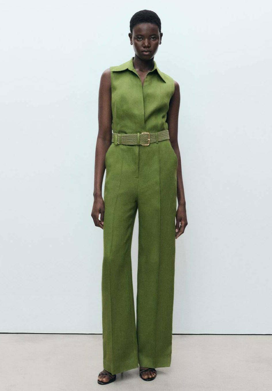 Mango Tuta jumpsuit - green/verde - Zalando.it